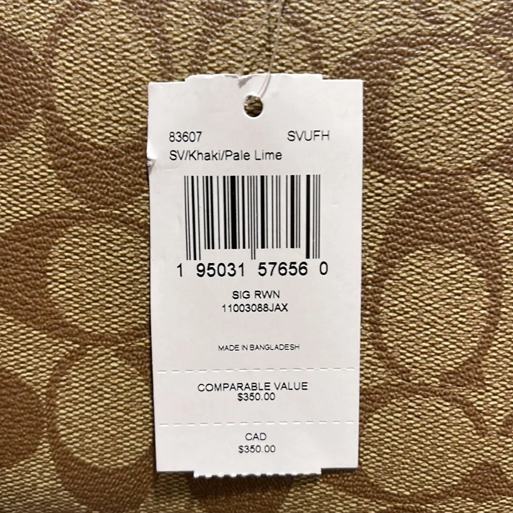 Coach Rowan Satchel In Signature Canvas
SV/Khaki/Pale Lime - Picture 12 of 16